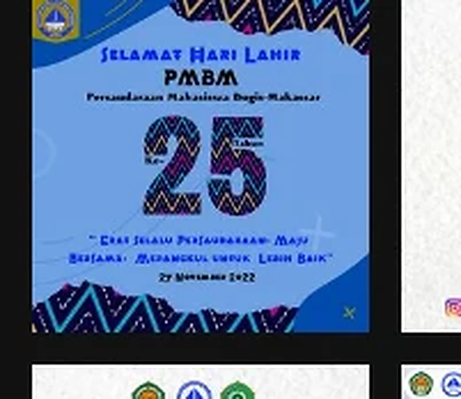 Selamat Hari Lahir PMBM ke-25 design