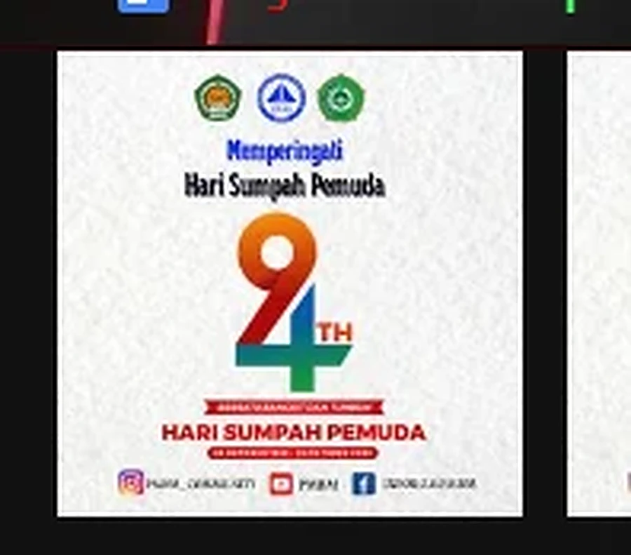 Memperingati Peringatan Hari Sumpah Pemuda design