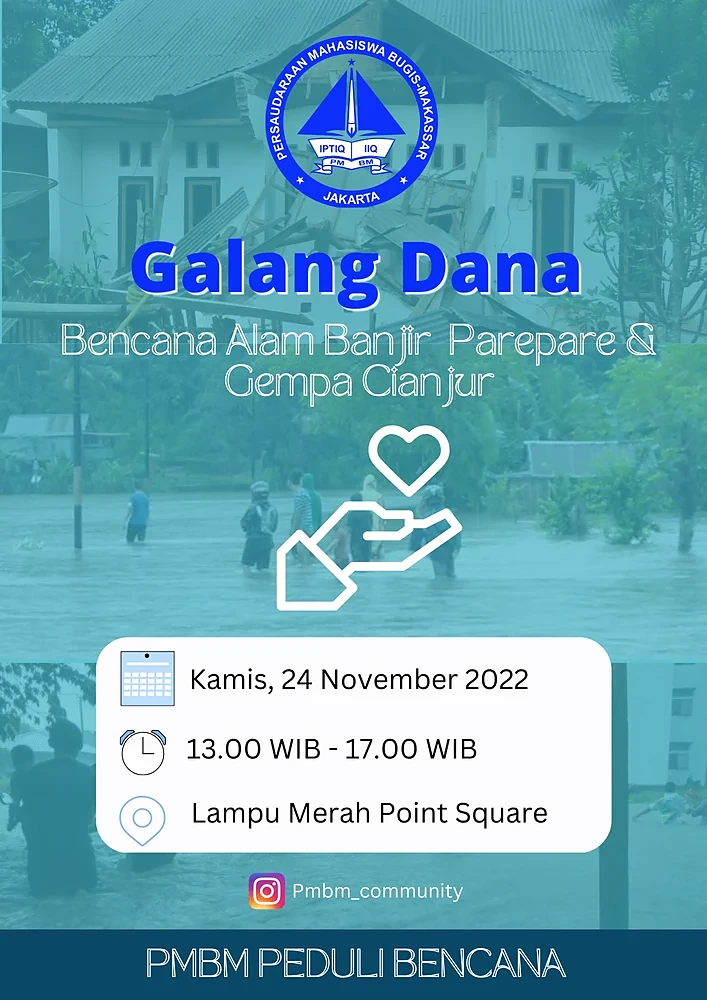 Galang Dana Bencana Alam poster