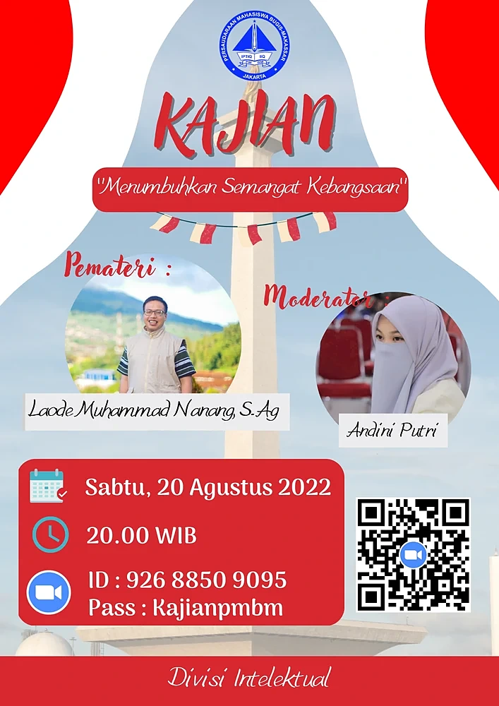 Kajian Menumbuhkan Semangat Kebangsaan poster