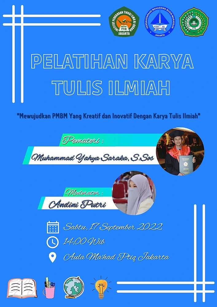 Pelatihan Karya Tulis Ilmiah poster